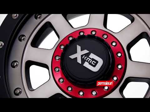 KMC XD137 FMJ | Satin Black W/ Dark Tinted Clear Coat