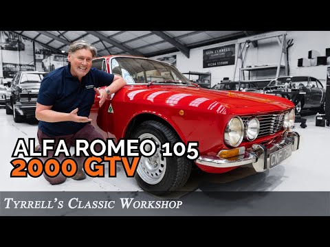 Alfa Romeo 105 2000 GTV - Smiles for Miles with this analogue delight  | Tyrrell's Classic Workshop