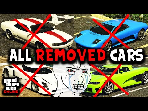 ALL REMOVED CARS | GTA Online Mercenary Update