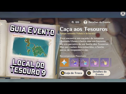 Guia Caça aos Tesouro : Local do Tesouro 9 - Genshin Impact