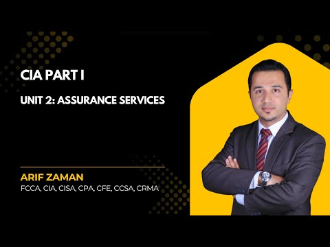 CIA Part 1 - Unit 2: Assurance Services