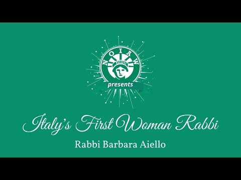 NOIAW Virtual Program: Meet Italy's First Woman Rabbi, Barbara Aiello