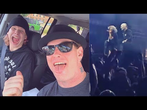 Corey Taylor's Son Griffin Performs With Slipknot