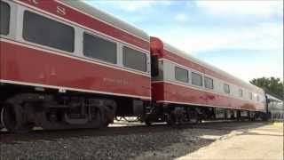 preview picture of video 'Amtrak Blue Water 365 with 10 Private Cars'