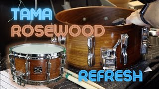 Video thumbnail for Tama Rosewood Mastercraft Snare Drum Refresh by DrumDotPizza