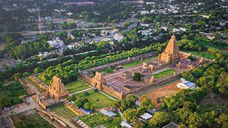 Exclusive drone shots of Brihadeeswara Temple 4K  