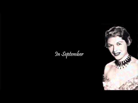 Léo Marjane - En Septembre Sous La Pluie (English Lyrics, Paroles Français)