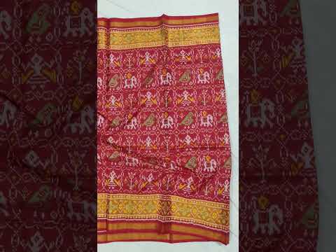 Red weaved exclusive patola dupatta