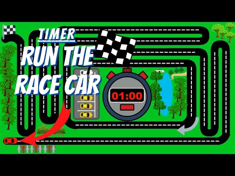 1 Minute Car Race Timer | No Music 🏎🏁