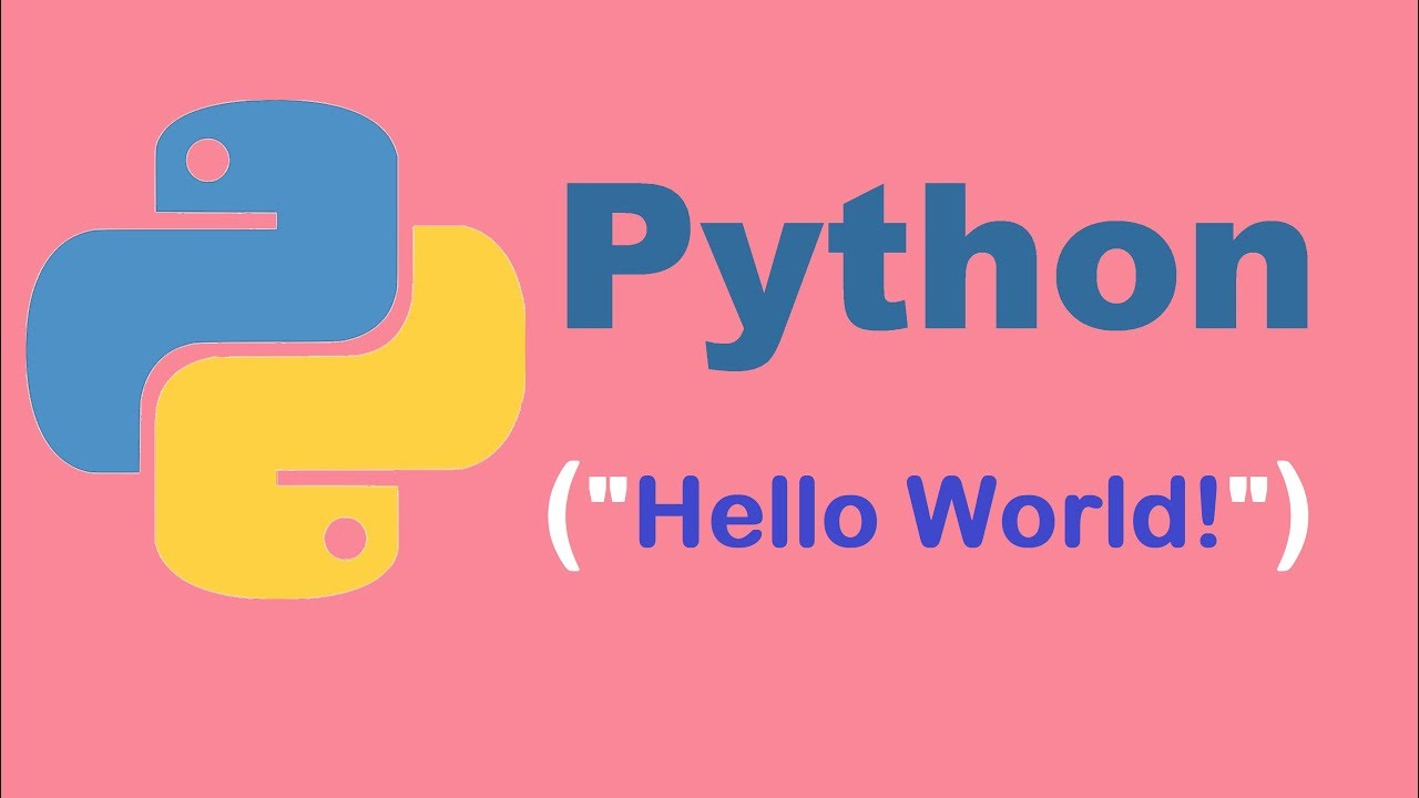 Python Hello world - First program | Python tutorial from two lazy programmers