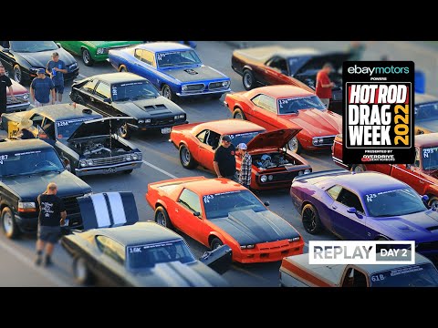 Day 2 - HOT ROD Drag Week 2022 Livestream REPLAY | MotorTrend