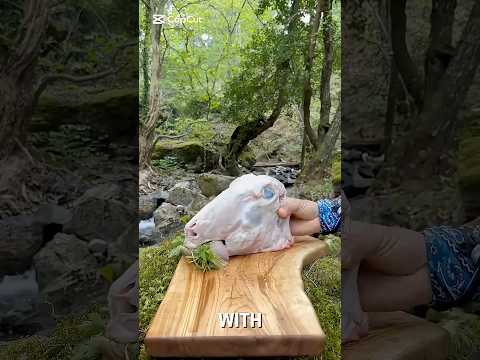 The Ultimate Collagen Secret: Cooking Lamb Head & Brain 🧠✨