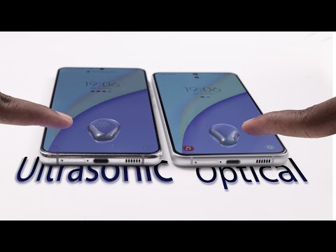 Samsung Galaxy S21 Fe Optical Fingerprint Sensor vs S21 plus Ultrasonic Fingerprint sensor test