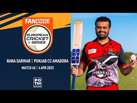 POTM: R.Sarwar - PNJ vs LSG | Highlights | FanCode ECS Portugal, Santarem 2023 | ECS23.153