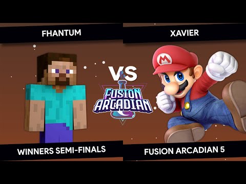 Fusion Arcadian 5 - Fhantum (Steve) vs Xavier (Mario) - Winners Semi-Finals