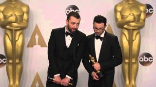 Spectre: Sam Smith (Best Original Song) Oscars Backstage Interview (2016) | ScreenSlam video
