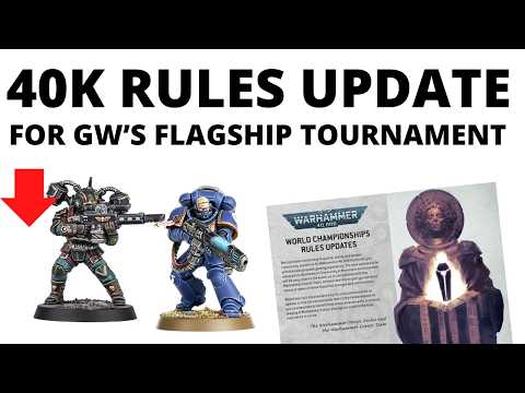 BIG 40K Rules Reveals - Tournament Pack Leaks Changes EARLY? Aquilons Nerfed!