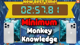 BTD6 Race Mobile Friendly Tutorial 📱 Minimum Monkey Knowledge 📱 Lost in the Ice