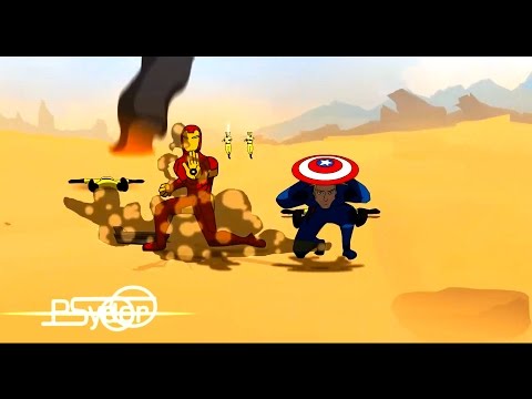 Avengers vs AIM (Marvel Superheroes Animation)