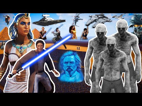 23 MILLION ZOMBIES vs 50,000 JEDI KNIGHTS + 1,000 CLEOPATRA | UEBS 2