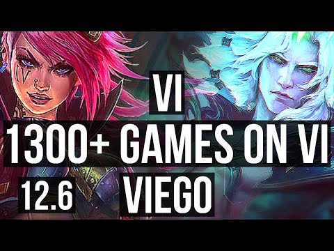VI vs VIEGO (JNG) | 4.5M mastery, 7/1/4, 1300+ games, Rank 7 Vi, Dominating | KR Grandmaster | 12.6