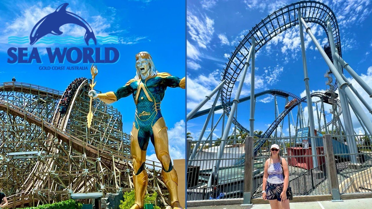 A duo embarks on a captivating visit to Sea World.