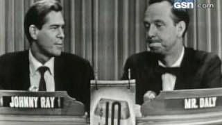 Johnnie Ray on "What's My Line?"