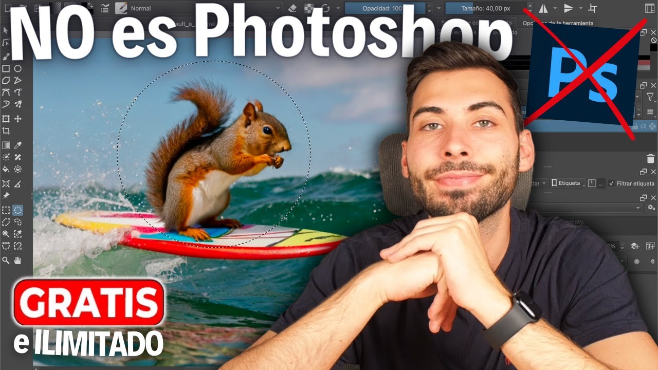 Olvida Photoshop… 🖌️ Nueva IA MEJOR, Gratis e Ilimitada para Crear y EDITAR IMÁGENES con Krita