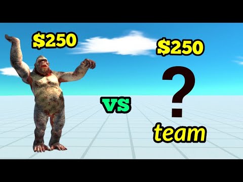 Goro The giant vs Random team same price ARBS Animal revolt battle simulator