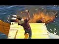 Fire Vs Michael On Derailed GTA 5 DarkViperAU