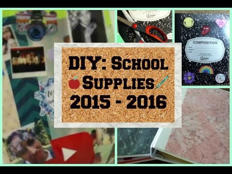 B2S: Diy School Supplies // 2015-2016
