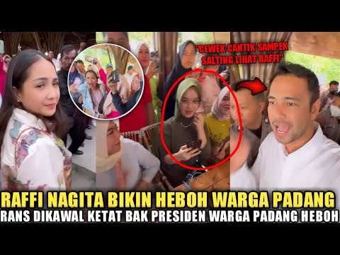 😱Bikin Heboh❗diserbu Fans Raffi Nagita Bikin Warga Padang Heboh Banyak Cewek Cantik