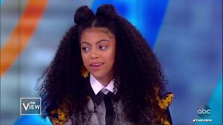 'Mixed-ish' star Arica Himmel on playing young Tracee Ellis Ross in new show | The View video
