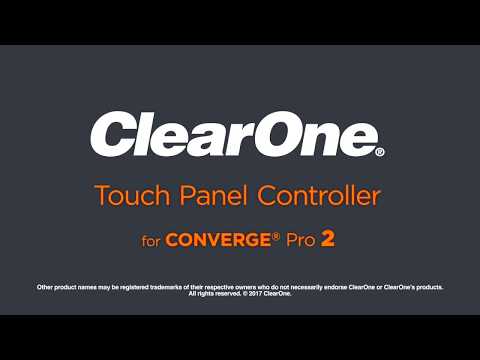 ClearOne Touch Panel Controller for CONVERGE Pro 2