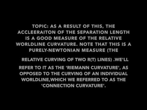 Tidal acceleration is  relative worldline curvature, so Nn grav is a rel wl curv field onthemedium