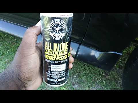 Chemical guys v4 all in one polish sealant test review on black paint job
