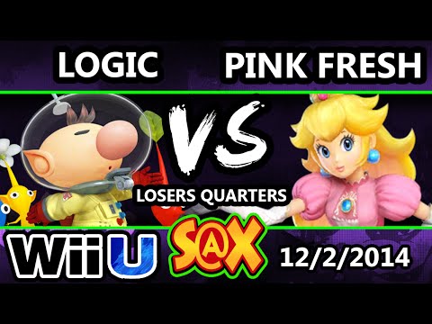 S@X - VGBC | Logic (Diddy Kong) Vs. Pink Fresh (Peach) SSB4 Losers Quarters - Smash For Wii U