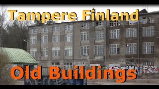 preview picture of video 'Old buildings in Tampere Finland 10.4.2015'