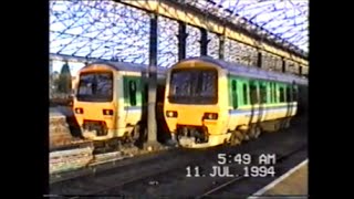 preview picture of video 'Trains In The 1990's   Rugby, 11th July 1994'