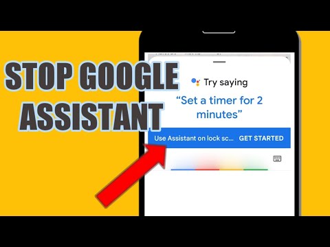 how to stop google assistant from popping up on my phone