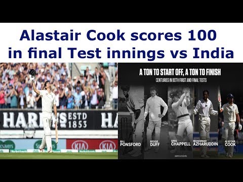 England vs India, 5th test, Day 4 | Alastair Cook slams 33th century in final test innings