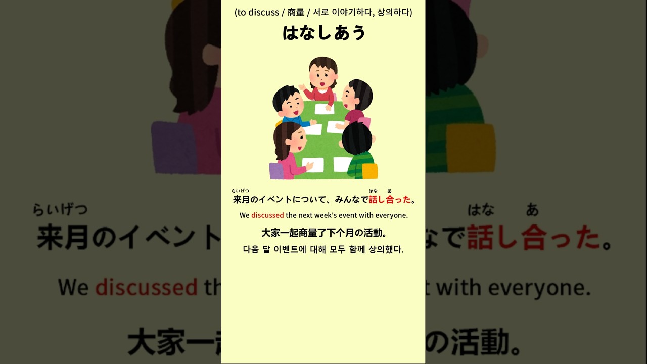 Simple Japanese Listening - 5 words a day p456 #jlpt #kanji #japanese #vocabulary