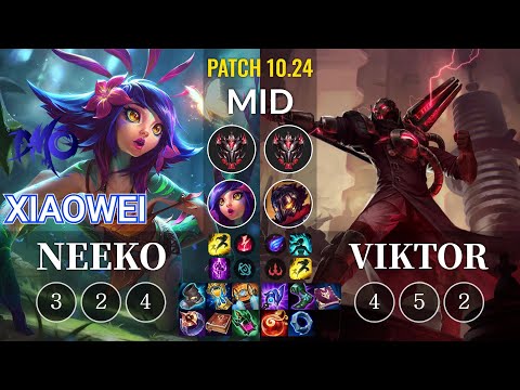 DMO Xiaowei Neeko vs Viktor Mid - KR Patch 10.24