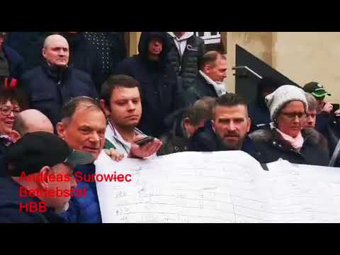 Petitonsübergabe "Wir sitzen in einem Boot" beim Busfahrertreff NRW Johanneskirche Hagen 08.12.2019