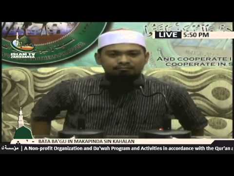 Bata Ba'gu in Makapinda sin Kahalan lecture by Sheikh Maher Gustaham (Tausug)