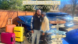 25 HOURS ROAD TRIP FROM NY TO HOUSTON, TX