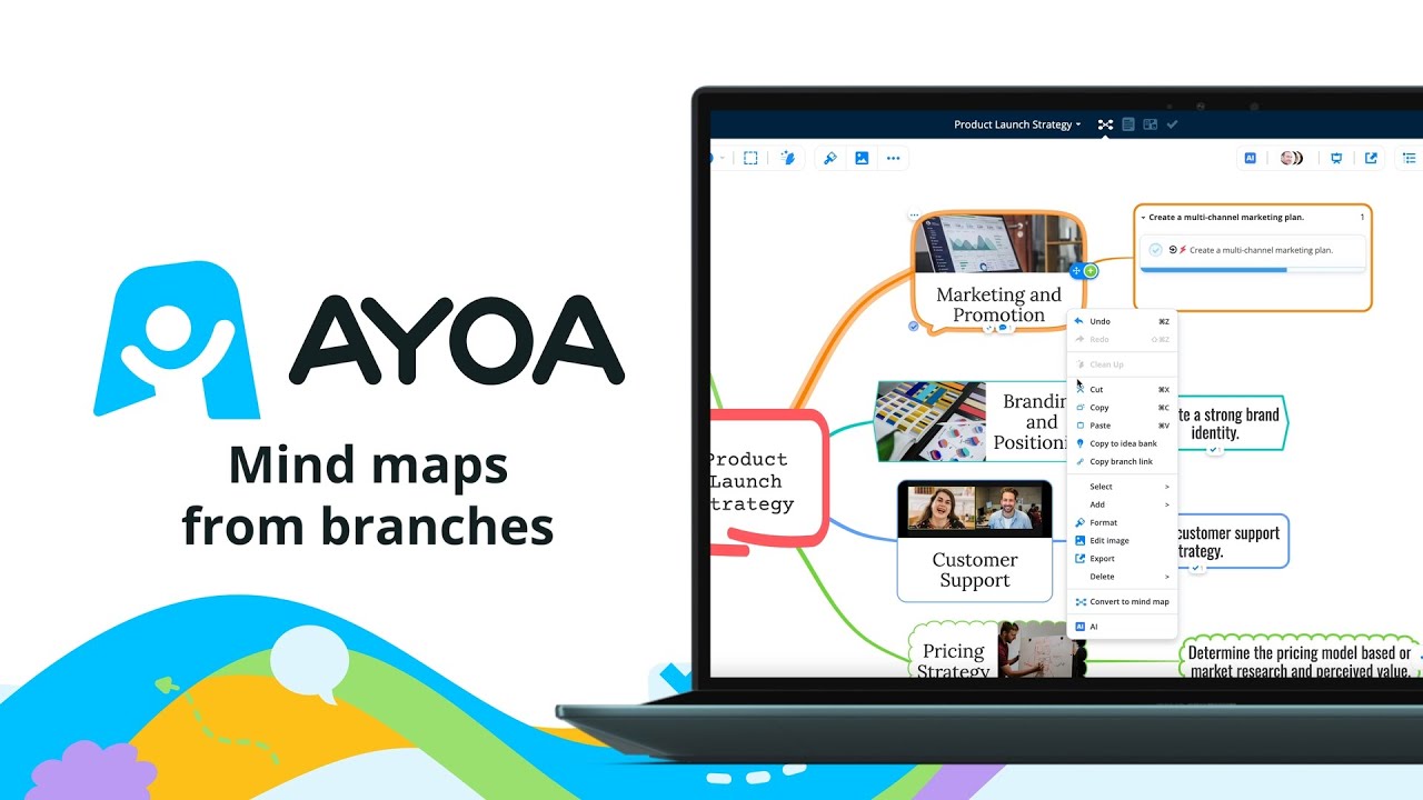 Ayoa Create New Mind Maps Directly from Branches