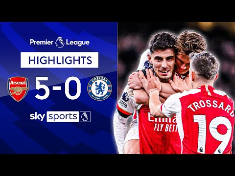 Gunners RUN RIOT as Havertz haunts former club! 🥵 | Arsenal 5-0 Chelsea | Premier League Highlights