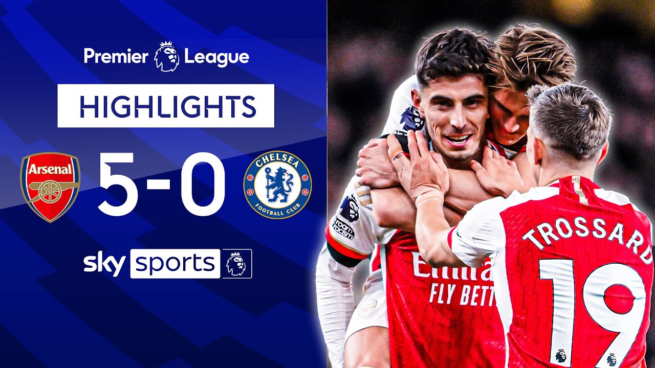 Arsenal 5-0 Chelsea - Premier League