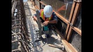 Khoan rút lõi bê tông dày 300mm Tại Nhơn Trạch | khoan cắt bê tông biên hòa